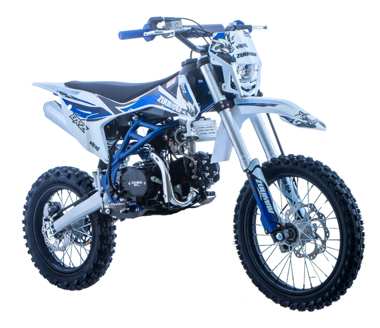 Junior/Adult BRZ Racing Pro 125cc Manual Dirt Bike 17/14” Big Wheel - Image 10