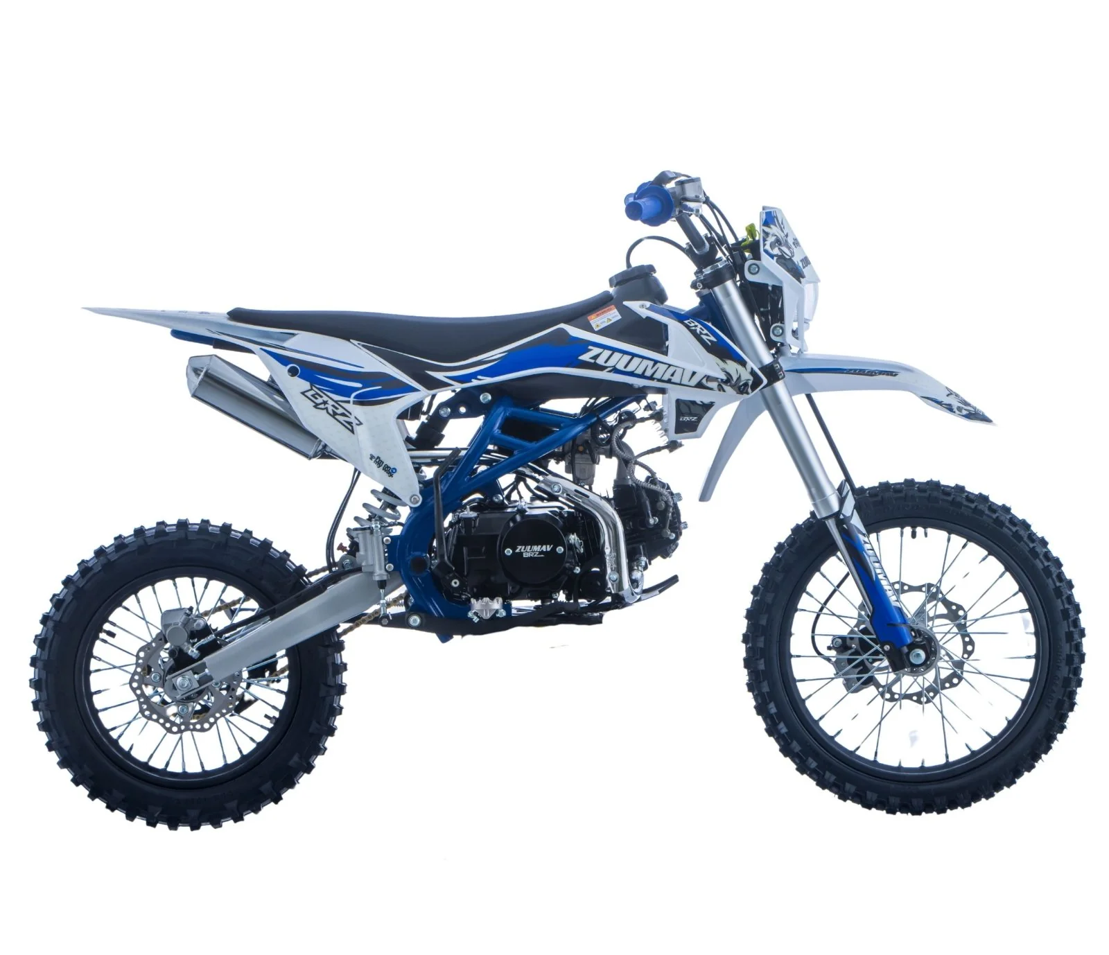 Junior/Adult BRZ Racing Pro 125cc Manual Dirt Bike 17/14” Big Wheel - Image 11