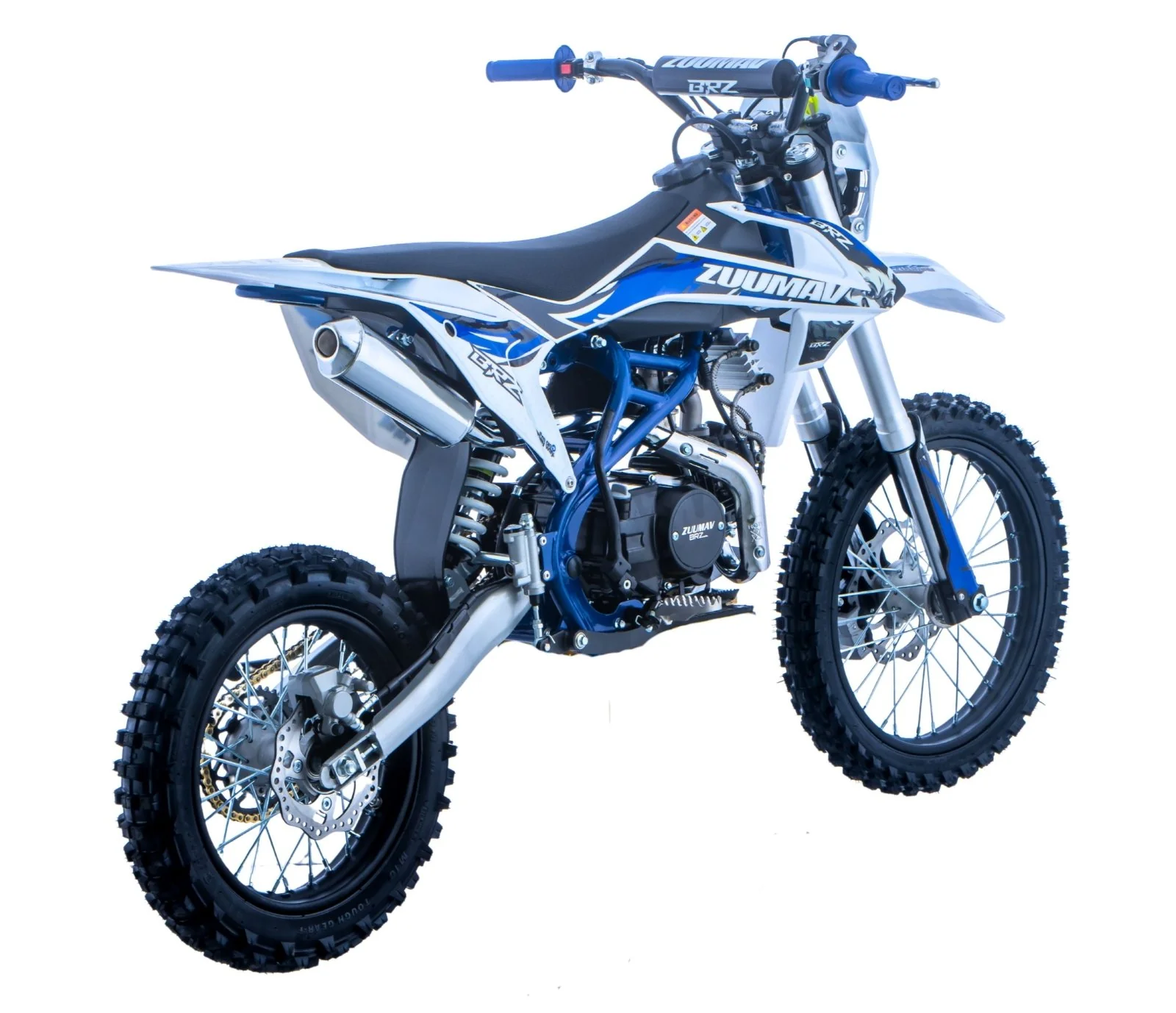 Junior/Adult BRZ Racing Pro 125cc Manual Dirt Bike 17/14” Big Wheel - Image 12