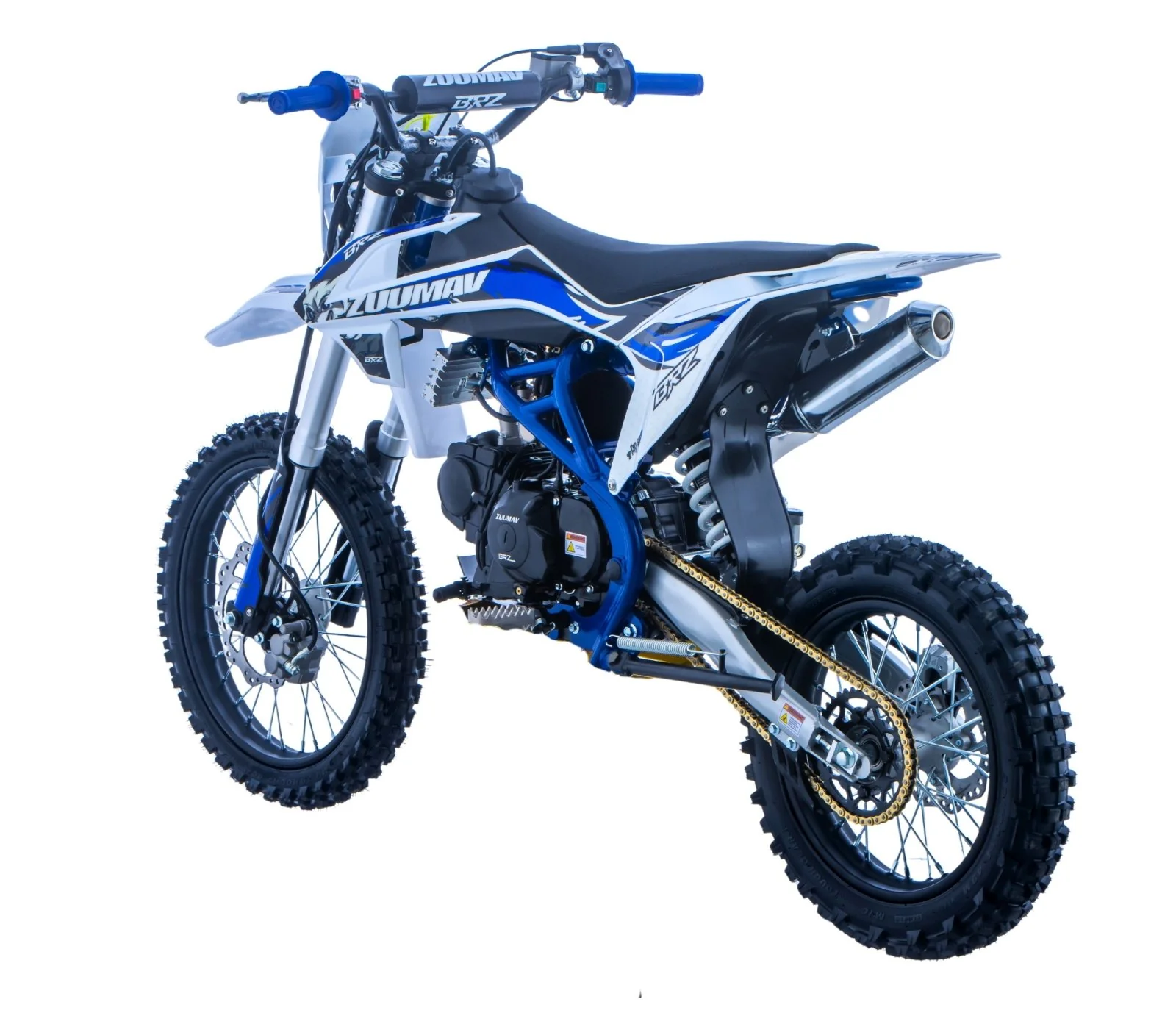 Junior/Adult BRZ Racing Pro 125cc Manual Dirt Bike 17/14” Big Wheel - Image 13