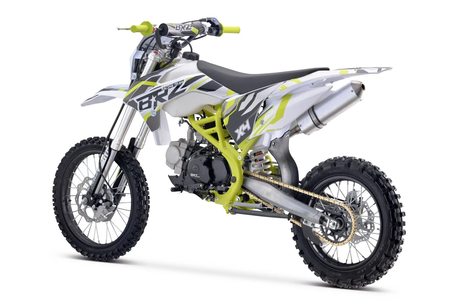 Junior/Adult BRZ Racing Pro 125cc Manual Dirt Bike 17/14” Big Wheel - Image 4