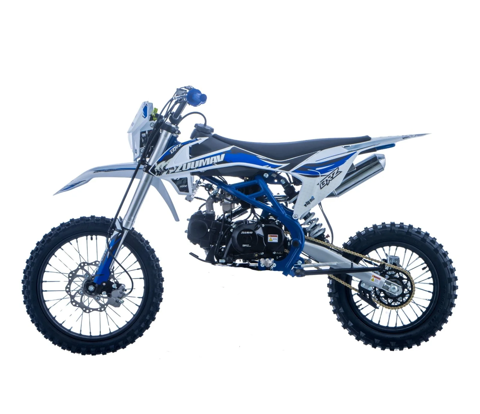 Junior/Adult BRZ Racing Pro 125cc Manual Dirt Bike 17/14” Big Wheel - Image 7
