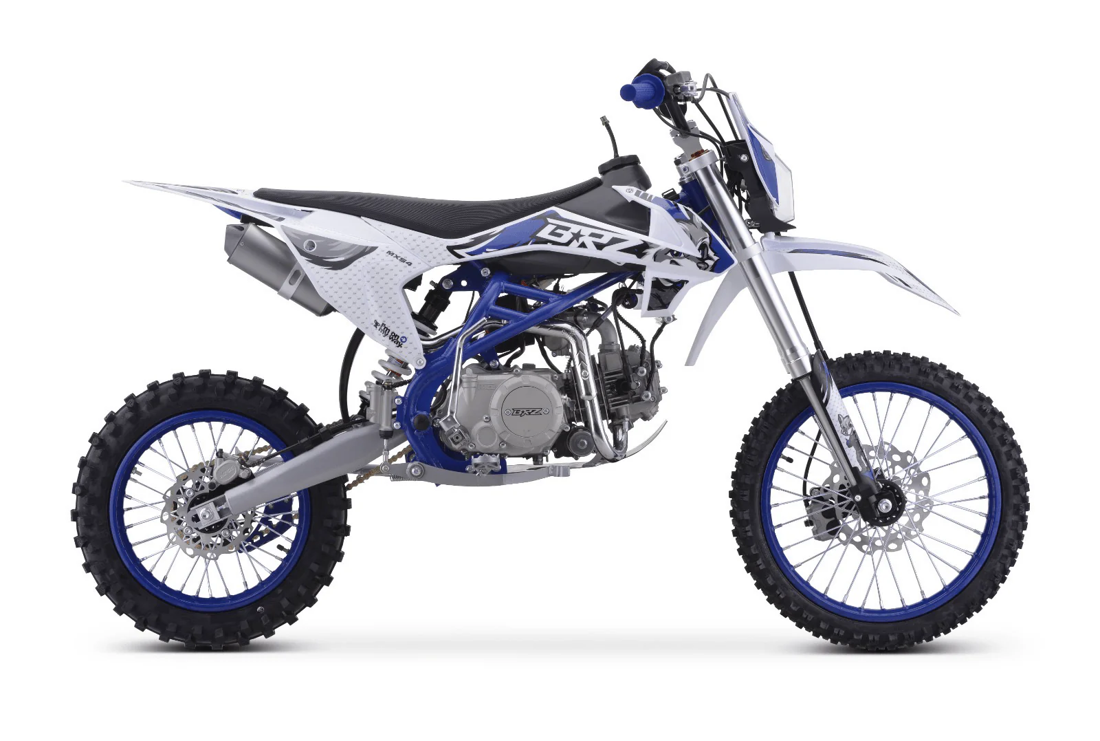 Junior/Adult BRZ Racing Pro 140cc Manual Dirt Bike 17/14" Big Wheel - Image 16