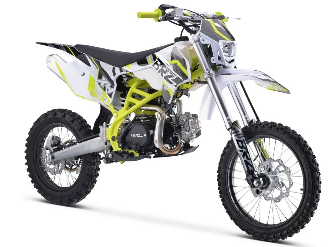 Junior/Adult BRZ Racing Pro 140cc Manual Dirt Bike 17/14" Big Wheel - Image 8