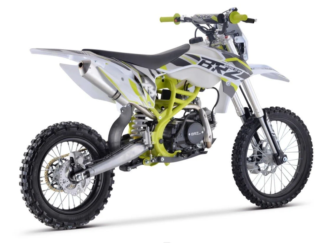 Junior/Adult BRZ Racing Pro 140cc Manual Dirt Bike 17/14" Big Wheel - Image 9