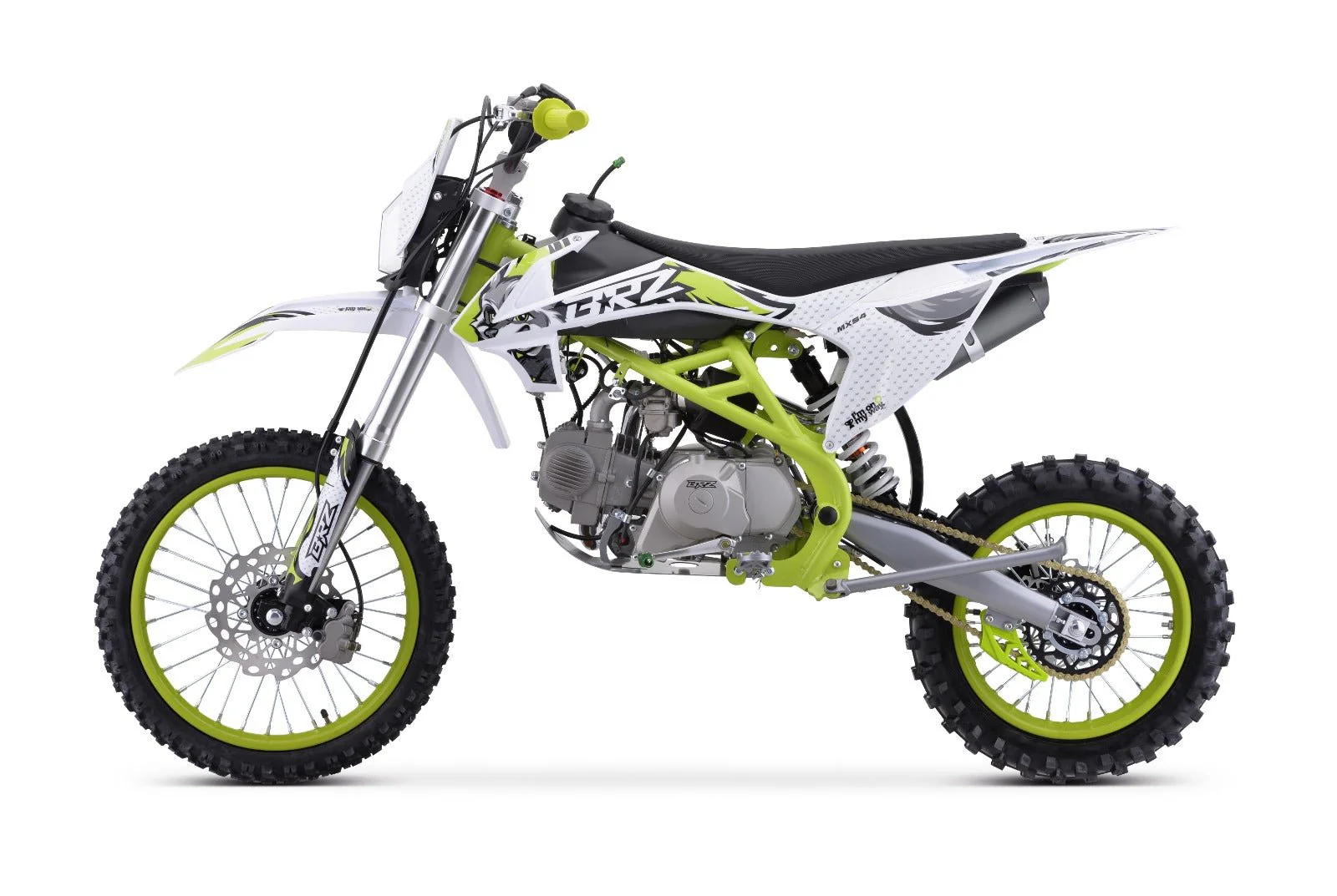 Junior/Adult BRZ Racing Pro 160cc Manual Dirt Bike 17/14" Big Wheel - Image 13