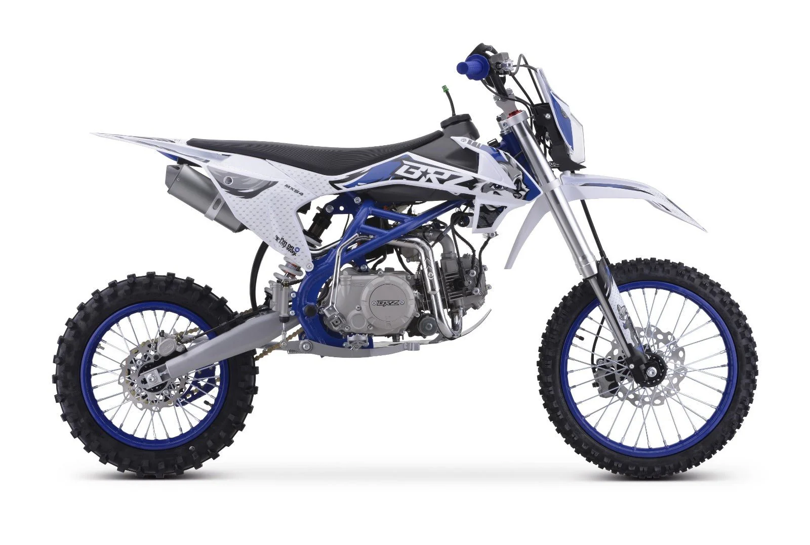 Junior/Adult BRZ Racing Pro 160cc Manual Dirt Bike 17/14" Big Wheel - Image 6