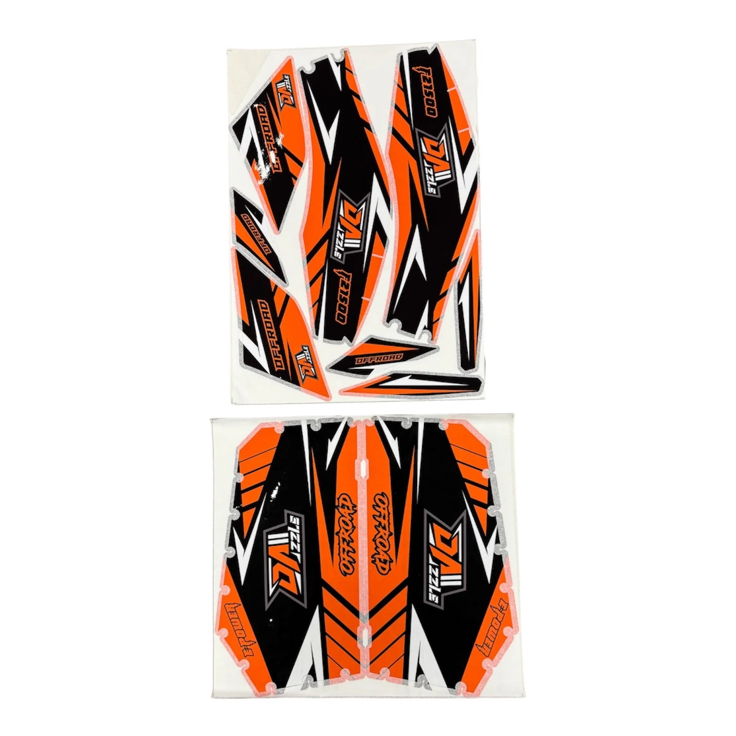 Dazzle 60v 1500w Quad Sticker Set in Orange