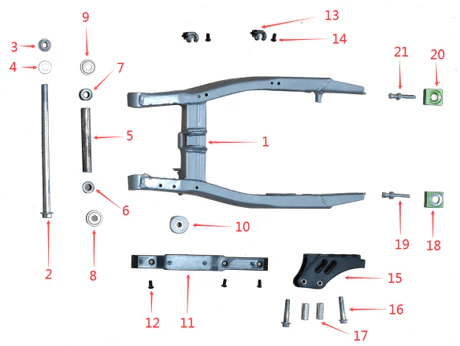 BRZ 72v thunder pro rear swing arm - Image 2